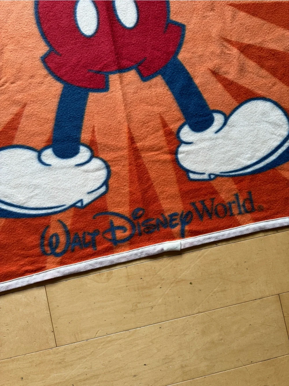 Disney Parks Walt Disney World Mickey Mouse 40X60 Blanket, polyester fleece